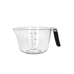 KitchenAid 8 Cup Batter Bowl, Black, BPA Free Plastic, Measuring Jug, Metric & Imperial, KQG078OSOBE, DX305