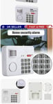 2x WIRELESS MOTION SENSOR ALARM WITH SECURITY KEYPAD HOME GARAGE SHED CARAVAN