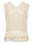 Mantova Knit V-Neck White Second Female