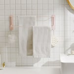 Bathroom Shelf Wall-Mounted Bathroom Storage Towel Rack Toilet Washroom Sink