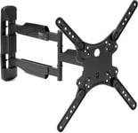 Support Mural TV Orientable et Inclinable pour Écrans VESA 32Pouces à 55Pouces - Bras Articulé Haute Résistance pour Télévision LCD/LED - Fixation/Accroche Télé Murale pour Écran Plat