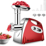 Electric Meat Grinder and Duty Household Sausage Maker Meats Mincer Food Grindi