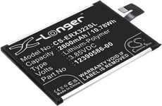 Batteri til 12390586-00 for Sony, 3.85V, 2800 mAh