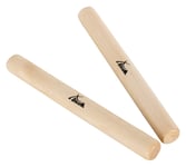 Paire Claves en Bois Erable Petit Percussion Longueur 18 cm Naturel Sonorité