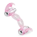 Double anneau vibrant langue et rabbit - Cockring penien pour homme et couple