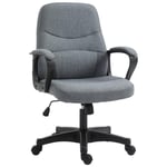 Massage Office Chair with 2-Point Vibration Height Adjustable Swivel