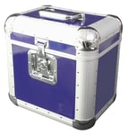 ROADINGER Record Case ALU 75/25, rounded, blue, Roadinger skiv vinyl case ALU 75/25, blå