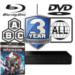 Panasonic Blu-ray Player DP-UB159 All Zone MultiRegion 4K & Ghostbusters UHD