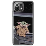 ERT GROUP Coque de téléphone Portable pour Xiaomi 11 Lite 4G/5G Original et sous Licence Officielle Star Wars Motif Baby Yoda 025, Coque en TPU