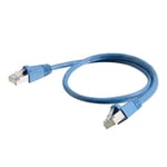 Legrand C2G - Câble Ethernet Cat6a (RJ-45) STP - Bleu - 1m