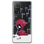 ERT GROUP Coque de téléphone Portable pour Xiaomi Redmi Note 11 Pro 5G/11 Pro 4G Original et sous Licence Officielle Marvel Motif Deadpool 005, partiel imprimé