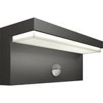 LED-vägglampa utomhus med rörelsedetektor Philips Bustan 8720169257399 Effekt: 3,8 W varmvit