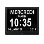 Horloge calendrier numérique One Piece 7 pouces avec date et heure, horloge Alzheimer pour parents, machine de rappel de médicaments pour