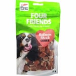 Hundgodis Four Friends Salmon Steak Cubes 100g