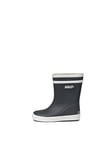 Aigle Baby Flac 2 Rain Boot, Charcoal Grey, 5.5 UK Child