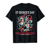 England Knight & Horse St George's Day George Dragon Outfit T-Shirt