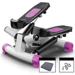 Portable Mini Stepper, Indoor Cycling Exercise Bike with Adjustable Resistance Band, Suitable for Living Room, Office, Gym