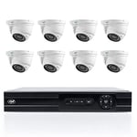 PNI House AHD808 DVR/NVR package - 8 channels 4MP H265 + 8 video surveillance cameras PNI House AHD47 1080P