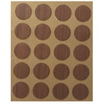 REI - Bouchon à vis Fabriqué en pvc Finition cerise Mesures 12120.5mm 40 Unités - talla