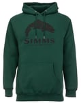 Simms Wood Trout Fill Hoody Forest XL Komfortabel Luvtröja från Simms