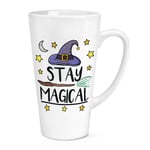 Stay Magical 17oz Large Latte Mug Cup Funny Joke Magical Spell Witch Wizard Big