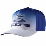 Cobra King Pro Tour Fade Rickie Fowler Adjustable Blue White Mens Golf Cap 909200 02 - Size L/XL