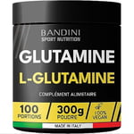 Bandini® L-Glutamine Kyowa® végétale 100% pure Poudre 300g - Glutamine Powder...