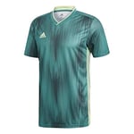 adidas Men's TIRO 19 JSY T-Shirt, Active Green/hi-Res Yellow, S