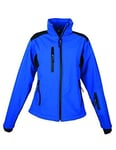 Schwarzwolf outdoor Breva Veste en Softshell Femme, Bleu, L