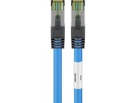 Goobay Patch-Kabel Cat8.1 0,25M S/Ftp Blue