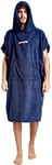 Cressi Men's Poncho Bathrobe Towel with Hood, Blue Navy, S M 67 105 cm UK