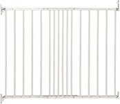 Safetots Top of The Stairs Screw Fitted Stair Gate, White Metal, 62.5cm - Metal