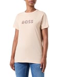 BOSS Women's C_Elogo_print6 T_Shirt, Open Orange848,