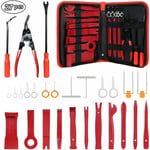 Outil Demontage Garniture, 27PCS Outillage Mecanique Auto, Outils pour Garnitures Panneau, Auto Outil de Démontage de Panneau, Autoradio,