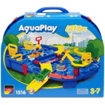 Aquaplay Lock Box, 27-Piece Water Table Playset, Outdoor Garden Toy Suitable for