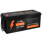 Batterie lithium 24V 100Ah Lifepo4 15000 cycles profonds pour RV Bateau