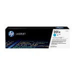 HP 201X, cyan toner cartridge