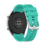 (Samsungille 46mm Teal green)Silikonihihna Huawei Watch 3:lle/huawei Watch Gt2:lle/samsung Galaxy Watch 3/active 2 vaihtohihnalle Amazfit Gtr:lle - Kellon rannekkeet