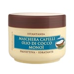 L'Erboristica Coconut Oil & Monoi - Protective and moisturizing hair mask 200 ml