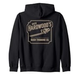 Dick Hardwood's Bush Trimming, Funny Company Landscaping Zip Hoodie