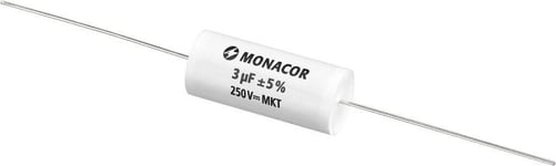 Monacor MKTA-30 Film Capacitors 250V 3.0 µF Ø 14 Mm X 31 Mm 270225-0004