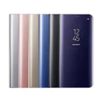 Samsung NOTE 10 PLUS + Fodral / Skal Flip Cover - Clear View - LILA lila