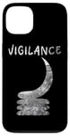 Coque pour iPhone 13 Vigilance Black History Month Symbole africain Adinkra Sankofa