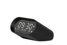 Réveil LCD Lexon Ray Clock avec thermomètre et hygromètre Noir