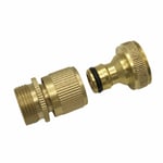 3/4 Inch Garden Hose Quick Connector Brass Easy Connect Fitting Water Hose Uk