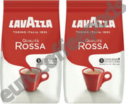 2 X Lavazza Qualita Rossa Coffee Beans 1 Kg