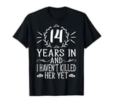 14th Wedding Anniversary Shirts For Him - 14 Years Marriage T-Shirt