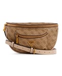 GUESS Manhattan Belt Bag, Ceinture, écharpe, Sac Banane Femme, Logo Latte, Taille Unique