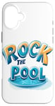 iPhone 16 Plus Awesome and Vibrant Rock the Pool Statement Costume Case