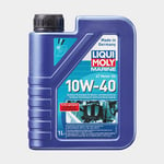 Liqui Moly Delsyntetisk olja till 4-takt inom- & utombordare Marine 4T Motor Oil 10W-40, för bensin- dieselmotorer, ACEA A3/B4/E7 API CI-4/SL Volvo VDS-3, 60 liter